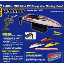 Offshore Lite Warrior - Remote Controlled Racing Boat