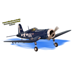 F4U Corsair GP/EP .120/20cc Scale 1:7 ARF - Classic WWII Warbird