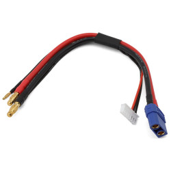 EcoPower 2S Charge/Balance Charge Lead Adapter (5mm Male Bullets to Female XT90) (12AWG) (7-Pin XH Balance Plug)