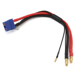 EcoPower 2S Charge/Balance Charge Lead Adapter (5mm Male Bullets to Female XT90) (12AWG) (9-Pin XH Balance Plug)