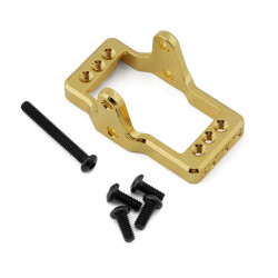 EcoPower CNC-Machined Brass Servo Mount for Traxxas TRX-4M (Gold) (8g)