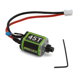 EcoPower High Performance 45T Brushed Motor for Losi Micro-B & Micro-T w/Pinion Gear (PH2.0 Connector)
