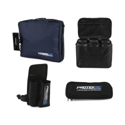 ProTek RC 1/8 Truggy Storage Bundle w/Carrying Bag/Fuel Holster/Pit Pack/Tire Bag