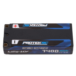 ProTek RC 2S 150C Low IR SG3 HV Mid-Sized LiPo Battery (7.6V/7400mAh) w/5mm Connectors (ROAR Approved) (113mm Length)