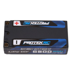 ProTek RC 2S 150C Low IR SG3 HV Shorty LiPo Battery (7.6V/6800mAh) w/5mm Connectors (ROAR Approved)