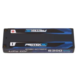 ProTek RC 2S 150C Low IR SG3 HV ULCG Stick LiPo Battery (7.6V/6300mAh) w/5mm Connectors (ROAR Approved)