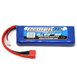 ProTek RC 2S LiPo 20C Battery (7.4V/2100mAh) (Receiver Battery) w/T-Style Connector