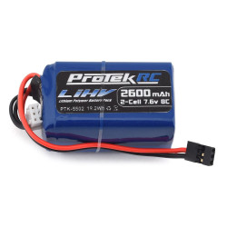 ProTek RC HV LiPo Hump/Short Receiver Battery Pack (Kyosho/Tekno) (7.6V/2600mAh) (w/Balancer Plug)