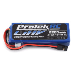 ProTek RC HV LiPo Receiver Battery Pack (Mugen/AE/8ight-X) (7.6V/2200mAh) (w/Balance Plug)