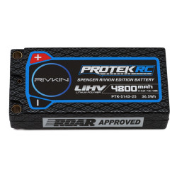 ProTek RC Spencer Rivkin 2S 130C Low IR Si-Graphene + HV ULCG Shorty LiPo Battery (7.6V/4800mAh) w/5mm Connectors (ROAR Approved)