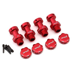 UpGrade RC Aluminum 17mm Hex Conversion for Arrma 3S Vehicles (Red) - Direct Fit w/UpGrade RC 2.8