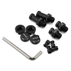 UpGrade RC Aluminum 17mm Hex Conversion for Traxxas Stampede 2WD (Black) Direct Fit w/UpGrade RC 2.8