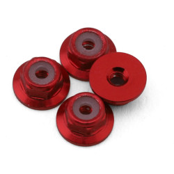 UpGrade RC Aluminum 2mm Wheel Lock Nuts for Losi Micro-B & Micro-T (Red) (4)