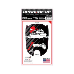 UpGrade RC Chassis Protector for Arrma Typhon Grom (Kombat Red) (1)