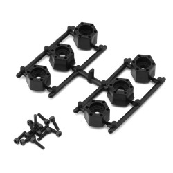 UpGrade RC SC Tire Replacement Wheel Hex Adapters & Hardware Set (12mm Narrow, 12mm Wide & 14mm)