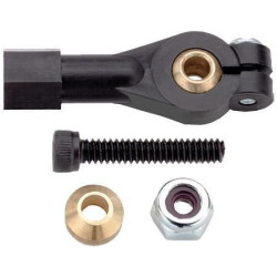 2137 - 4-40 E/Z Adj. Ball Links w/Hardware (2 pcs per package) | קרני היגוי ומוטות קישור