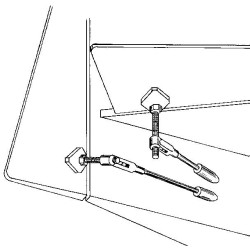 493 - Adjustable Control Horns (2 pcs per package)