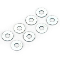 2107 - 2mm Flat Washers (8 pcs per package) | ברגים, אומים ודסקיות
