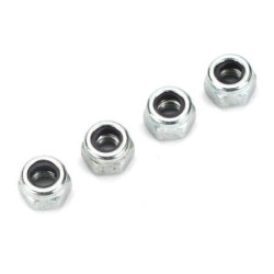 2175 - 5mm Nylon Insert Lock Nuts (4 pcs per package) | ברגים, אומים ודסקיות