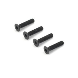 2286 - 3.0mm x 8 Flat-Head Socket Screws (4 pcs per package) | ברגים, אומים ודסקיות