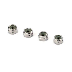 3113 - SS 6-32 Nylon Insert Lock Nuts (4 pcs per package)