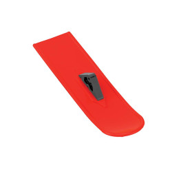 826-R - Snowbird Skis Nose, Red (1 pc per package)