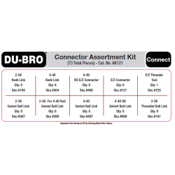 AK121 - Connectors Assortment Kit (73 pcs set)