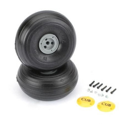 338TLC - 1/5 Scale Tred Light J3 Wheels (1 pair per card) | כני נסע וגלגלים