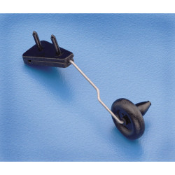 854 - Micro Tail Wheel Bracket (1 pc per package) | כני נסע וגלגלים