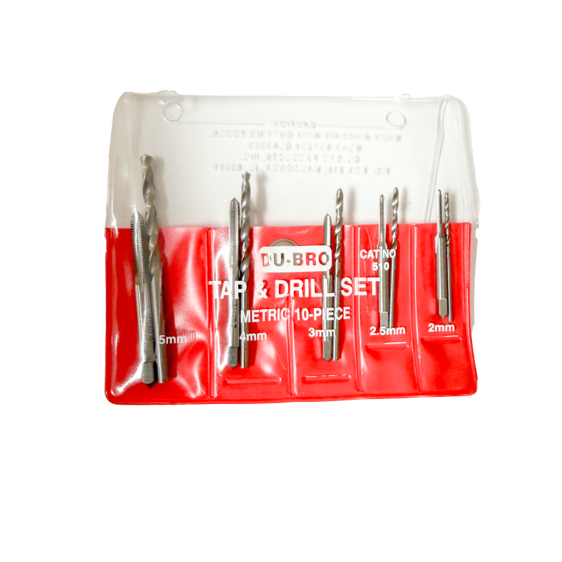 510 - 10 piece Metric Tap & Drill Set (1 set per package) | כלים וסדנה 510 - 10 piece Metric Tap & Drill Set (1 set per package) | כלים וסדנה