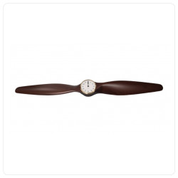 Decorative propeller dark look 95 cm with clock