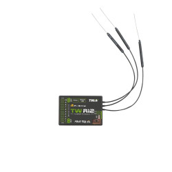 FrSky Twin TW R12 Receiver with 12 Channel Ports