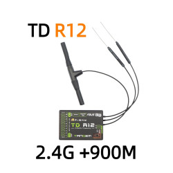 FrSky TD R12 Dual Band Receiver with 12 Channel Ports