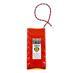 9.6V 600mAh Transmitter Battery (8-Cell Flat) | אביזרי רדיו