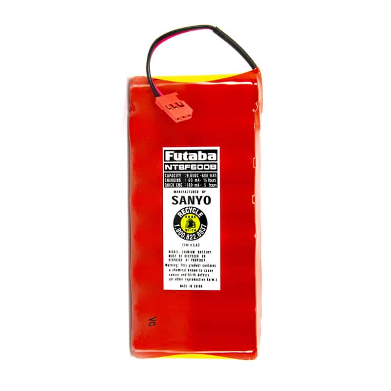 9.6V 600mAh Transmitter Battery (8-Cell Flat) | אביזרי רדיו 9.6V 600mAh Transmitter Battery (8-Cell Flat) | אביזרי רדיו