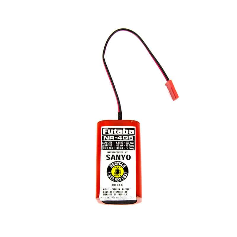 4-Cell 600 mAh Receiver Battery (Square) | מקלטים 4-Cell 600 mAh Receiver Battery (Square) | מקלטים