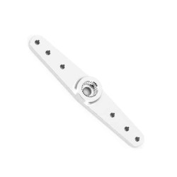1″ Double Aluminum Horn - Silver | חלפי סרווים