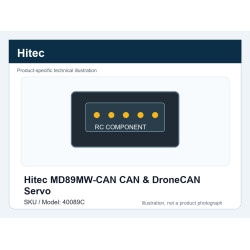 Hitec MD89MW-CAN CAN & DroneCAN Servo | סרווים CAN ו-DroneCAN