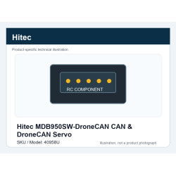 Hitec MDB950SW-DroneCAN CAN & DroneCAN Servo | סרווים CAN ו-DroneCAN