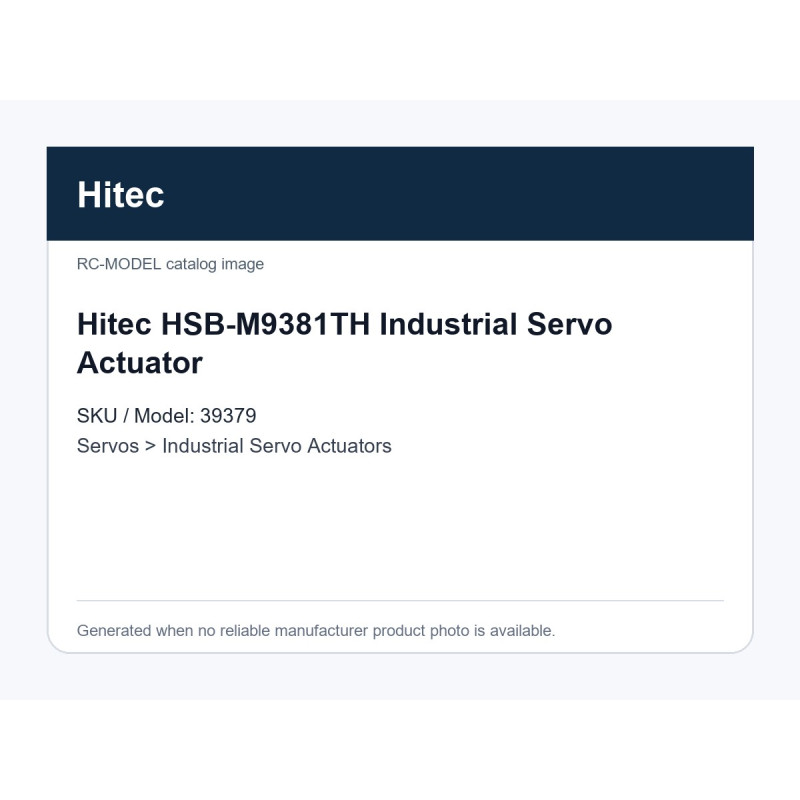 Hitec HSB-M9381TH Industrial Servo Actuator Hitec HSB-M9381TH Industrial Servo Actuator