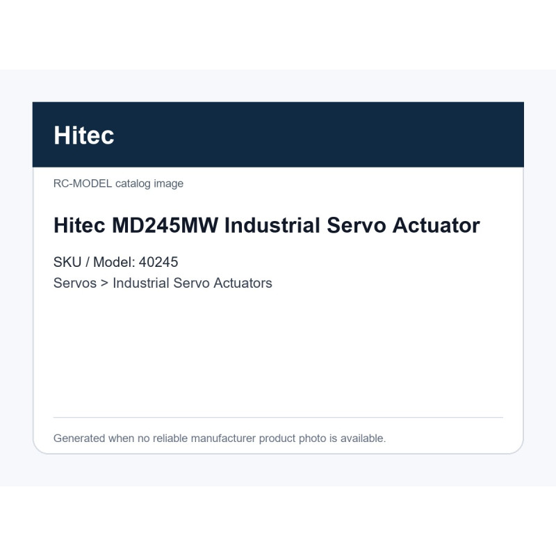 Hitec MD245MW Industrial Servo Actuator | אקטואטורי סרוו תעשייתיים Hitec MD245MW Industrial Servo Actuator | אקטואטורי סרוו תעשייתיים