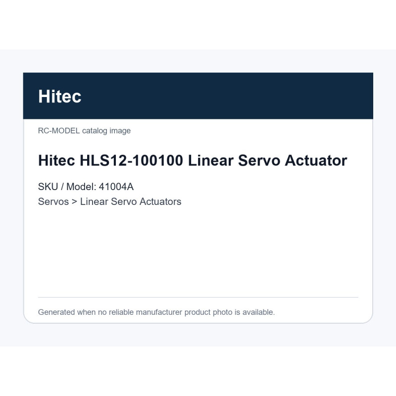 Hitec HLS12-100100 Linear Servo Actuator | אקטואטורי סרוו ליניאריים Hitec HLS12-100100 Linear Servo Actuator | אקטואטורי סרוו ליניאריים