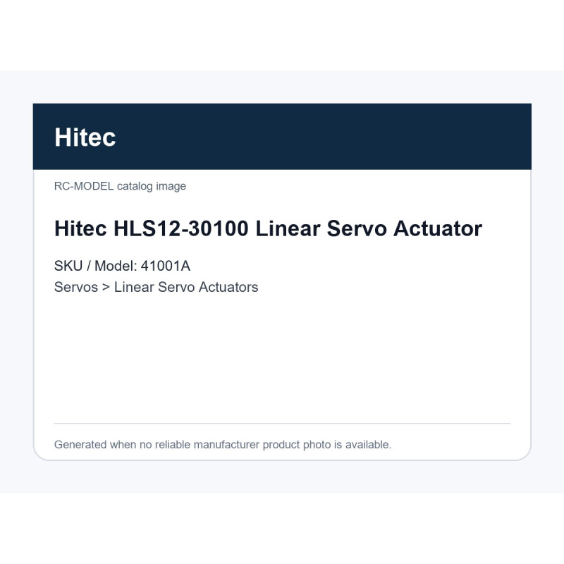 Hitec HLS12-30100 Linear Servo Actuator | אקטואטורי סרוו ליניאריים Hitec HLS12-30100 Linear Servo Actuator | אקטואטורי סרוו ליניאריים