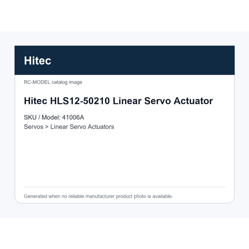 Hitec HLS12-50210 Linear Servo Actuator | אקטואטורי סרוו ליניאריים Hitec HLS12-50210 Linear Servo Actuator | אקטואטורי סרוו ליניאריים