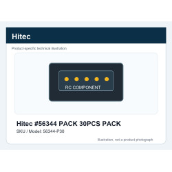 Hitec #56344 PACK 30PCS PACK | חלפי סרווים
