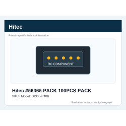 Hitec #56365 PACK 100PCS PACK | חלפי סרווים