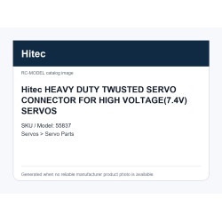Hitec HEAVY DUTY TWUSTED SERVO CONNECTOR FOR HIGH VOLTAGE(7.4V) SERVOS
