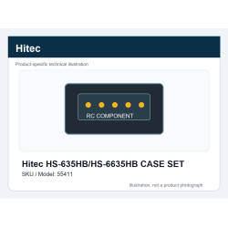 Hitec HS-635HB/HS-6635HB CASE SET | חלפי סרווים