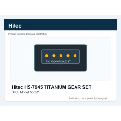 Hitec HS-7945 TITANIUM GEAR SET | חלפי סרווים