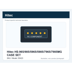 Hitec HS-965/985/5965/5985/7965/7985MG CASE SET | חלפי סרווים